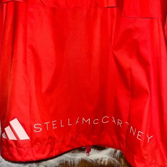 Adidas by Stella McCartney Red aSMC Windbreaker - Picture 5 of 9